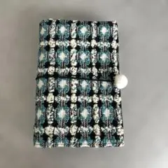 【タイムセール】ユニークなハンドメイド　バイブルサイズ　システム手帳⑦