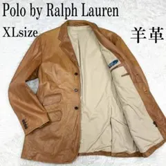 希少 ポロバイラルフローレン ラムレザー テーラードジャケット 90s