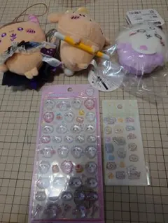 ちいかわボンボンドロップシール　ちいかわベビーシール　ぬいぐるみ　まとめ売り5点