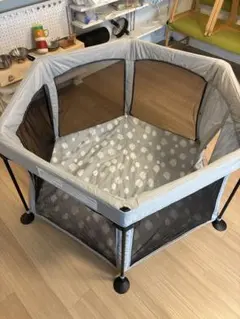 【日本育児】洗えてたためるポータブルベビーサークル☆