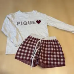 ジェラピケ　ハート　セットアップ　上下　もこもこ　パジャマ　部屋着　バレンタイン