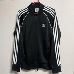 adidas ブラックジャージ Ｌサイズ