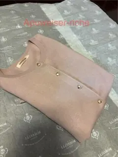 アプワイザーリッシェ　カーディガン　長袖　ピンク　M 値下済