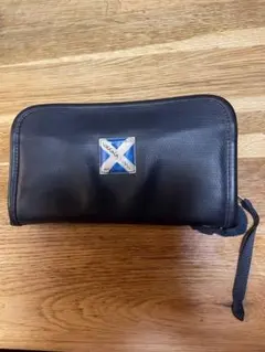 Luggage Label ブラック長財布