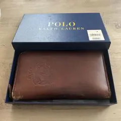 ポロラルフローレン 本革 長財布