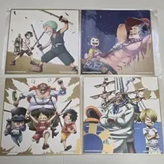 ワンピース　ONE PIECE　一番くじ　色紙