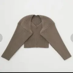 ニットカーディガン　ニットキャミソール