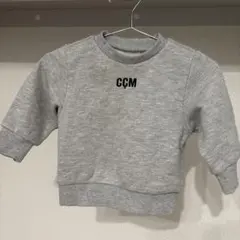 CQMロゴ グレー トレーナー