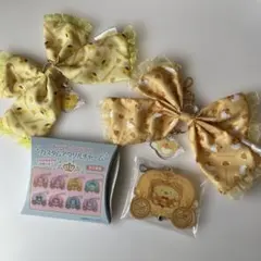 ポムポムプリン他 リボンとアクリルチャームセット