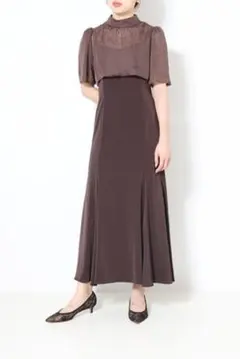 ♥新品 結婚式パーティードレス ドリードール マーメイドキャミラインワンピース