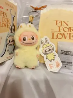 イニシャルラブブPIN FOR LOVE イエロー黄色