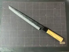V金10号 67層ダマスカス 切付 筋引 柳刃 刺身 シェフ 包丁 G10樹脂柄