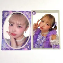 仲川瑠夏 FRUITS ZIPPER クリアトレカ ２種