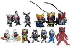 平成仮面ライダー ミニフィギュア、ストラップ、13体セットまとめ売り
