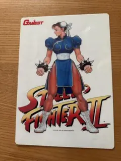 【レア】ストリートファイター2下敷きチュンリー春麗スト2下じきゲーメスト