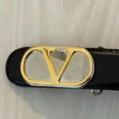 m*n様 VALENTINO Vロゴベルト（70/28）　ブラック　ヴィンテージ