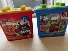 アンパンマン　ブロックラボ　はじめのブロック　たのしいのりものバケツ　まとめ売り