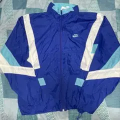NIKE ナイロンジャケット ブルー Lサイズ