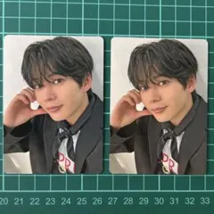 長尾謙杜 アシンメトリー Black Nightmareトレカ 2枚セット