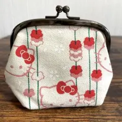 京都お土産 HELLO KITTYキティちゃんがま口財布ミニ財布小銭入れポーチ