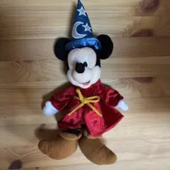 ディズニーランド ミッキーマウス 魔法使いの弟子 ぬいぐるみバッジ