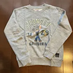 junk soul ポパイ トレーナー グレー