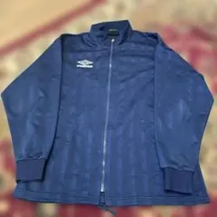 古着　アンブロ　umbro ジップパーカー　ネイビー