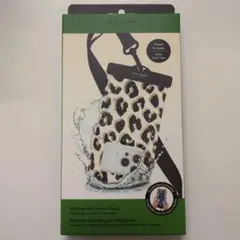 kate spade new york 防水ポーチ 6.7インチ対応 ヒョウ柄