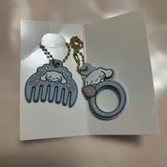 サンリオ　ぷちコーム　ぷちリング 2点セット シナモロール　シナモン