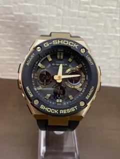 【極美品】G-SHOCK GST-W100G 1AJF ゴールド電波ソーラーのサムネイル