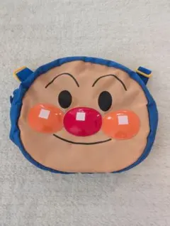 アンパンマン リュックサック 青 ブルー 顔型 フェイス