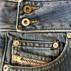 ディーゼル ブーツカット ジーンズ ダブルボタン ヴィンテージウォッシュ