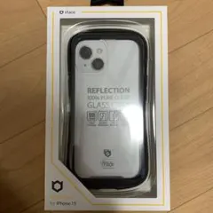 iFace Reflection iPhone 15 用ガラスケース　ブラック