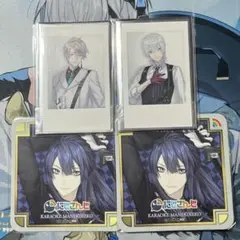 VΔLZ 甲斐田晴 弦月藤士郎 長尾景 チェキ コースター まとめ売り