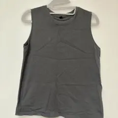 グレー ノースリーブ トップス ユニクロ