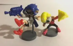 スプラトゥーン3 チョコエッグ　インクリングブルー　オクトリングイエロー