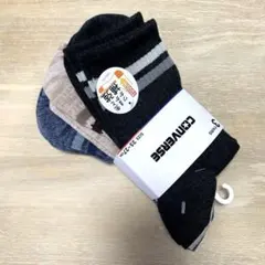 ☆CONVERSE メンズ ソックス 3足セット 25-27cm