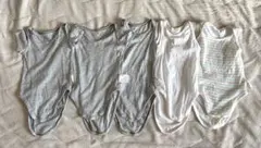 ユニクロ　コットンメッシュボディスーツ　5枚セット