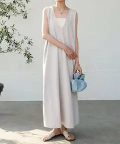 Bab イージージョーゼット前後2WAYジャンパースカート 完売品　新品未使用