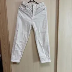 GU ホワイトデニムパンツ M