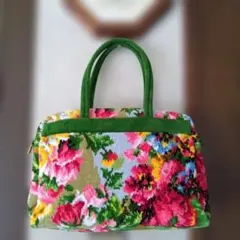 未使用品。フェイラートートバック。 シェニール織り