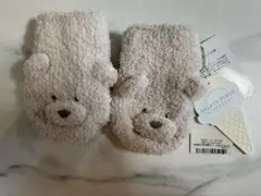 GELATO PIQUE ベビー靴下 7c-9c クマの顔デザイン　訳アリ