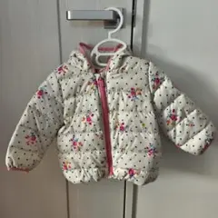 babyGAP 花柄ドット ダウンコート80cm