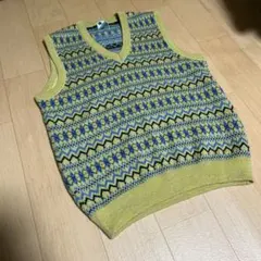 ニットベスト　vネック　メンズ