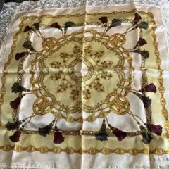 CELINE ハンカチ約60cm シルク混