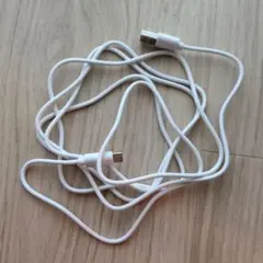 USB→Type-C ケーブル 2m ホワイト 充電器①