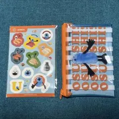 スシロー スンスン クリアポーチ シール セット