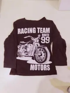 バイクデザイン 長袖カットソー 100