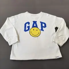 GAP スマイリーフェイス 長袖カットソー 100cm~