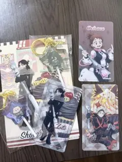 ヒロアカ　キーホルダー　ポストカード　クリアカード